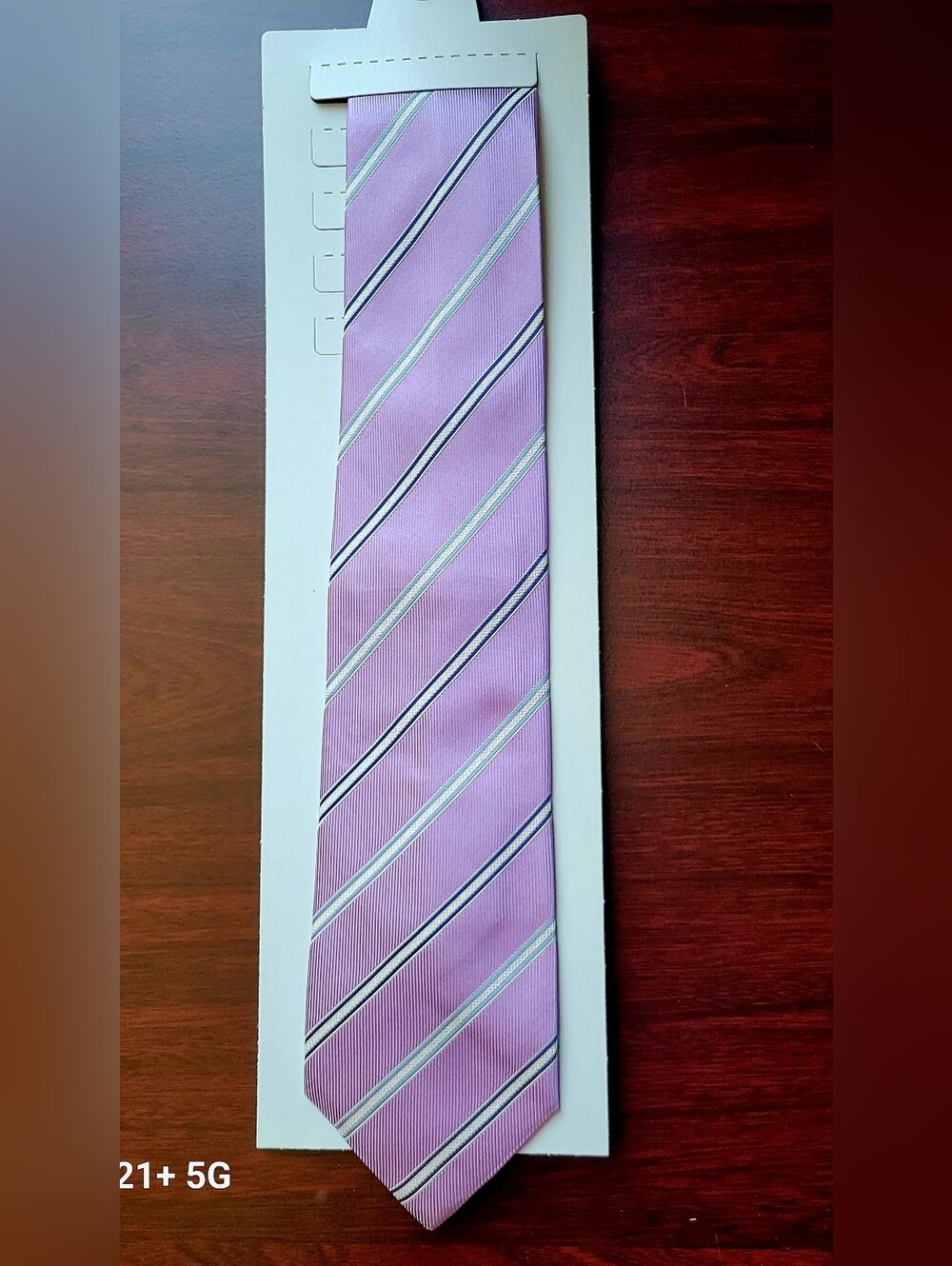 Briini Stripe Tie - Classic Diagonal Pattern